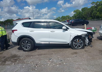 2019 Hyundai Santa Fe Sel Plus, Front End damage, Iaai lot 45977137, photo 13 of 16