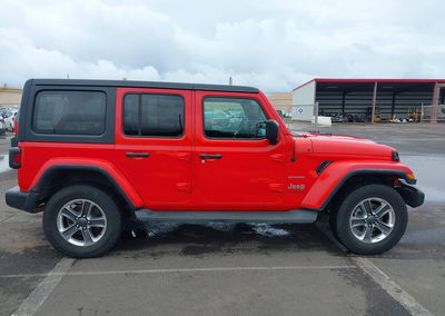 2020 Jeep Wrangler Unlimited Sahara 4x4, daño Trasero, Iaai lote 44592487, foto 14 de 17