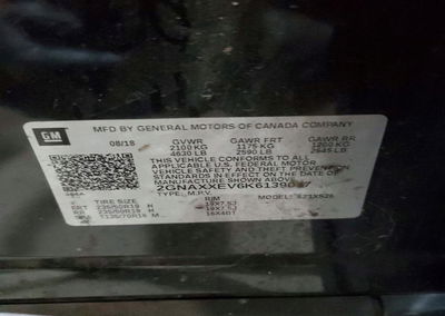 2019 Chevrolet Equinox Premier, uszkodzenie: Bok, Copart lot 57968516, zdjęcie 13 z 15