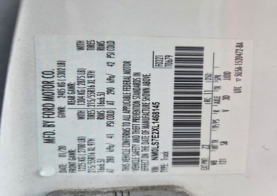 2020 Ford Transit Connect Xl, daño Frontal, Copart lote 58879296, foto 13 de 14