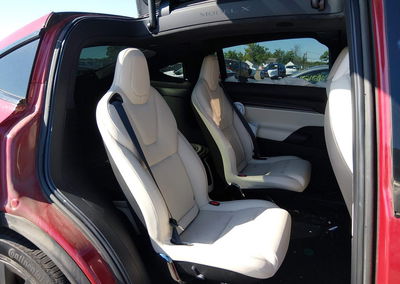 2022 Tesla Model X Plaid Tri Motor All-wheel Drive, пошкодження: Передня частина, Iaai лот 45241844, фото 8 з 14