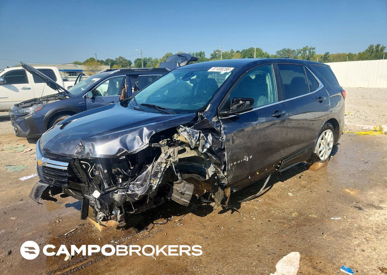 2022 Chevrolet Equinox Lt, uszkodzenie: Przód, Copart lot 67499286