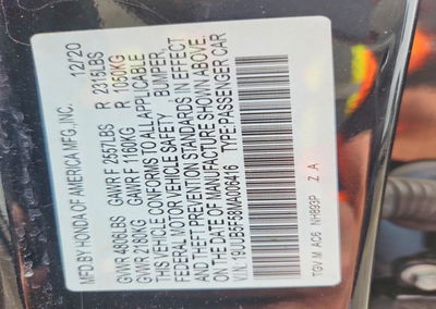 2021 Acura Tlx Tech A, uszkodzenie: Tył, Copart lot 67004576, zdjęcie 13 z 15