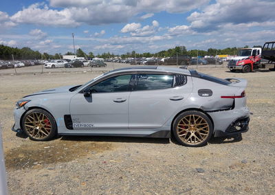 2022 Kia Stinger Gt2, Front & Rear damage, Iaai lot 45776653, photo 15 of 18