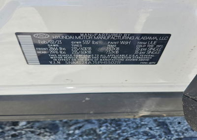 2023 Hyundai Santa Fe Sel, Front End damage, Copart lot 57355356, photo 13 of 15