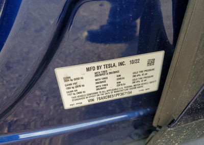 2023 Tesla Model X, uszkodzenie: Przód, Copart lot 62081476, zdjęcie 12 z 12