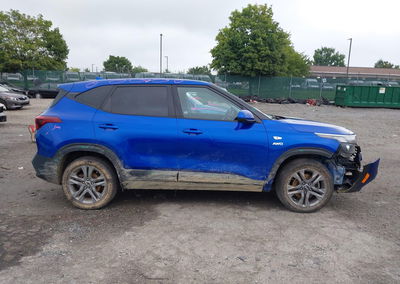 2021 Kia Seltos Lx, daño Frontal, Iaai lote 45901129, foto 13 de 16