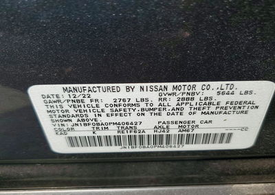 2023 Nissan Ariya Evolve+, Front End damage, Copart lot 60555626, photo 14 of 14