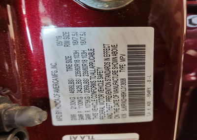 2019 Honda Cr-v Exl, daño Frontal, Copart lote 58026906, foto 13 de 13