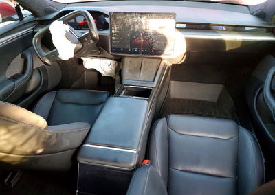 2021 Tesla Model S, daño Frontal, Copart lote 58201666, foto 8 de 15