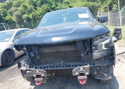 2021 Chevrolet Silverado 1500 4wd  Short Bed Lt Trail Boss, Front End damage, Iaai lot 45657800, photo 13 of 17