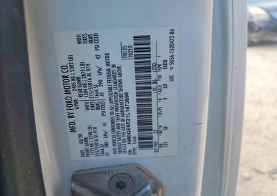 2020 Ford Transit Connect Xl, Minor Dents/Scratches damage, Copart lot 67311316, photo 13 of 13