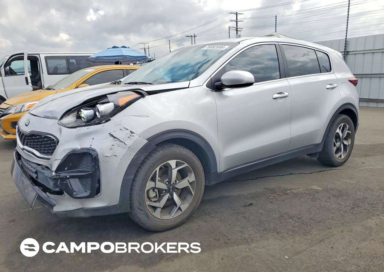 2022 Kia Sportage Lx, daño Frontal, Copart lote 70082696