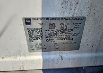 2019 Chevrolet Equinox Lt, uszkodzenie: Przód, Copart lot 63657346, zdjęcie 13 z 13