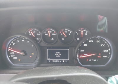 2022 Chevrolet Silverado 1500 4wd  Short Bed Custom, Front End damage, Iaai lot 45590437, photo 7 of 15