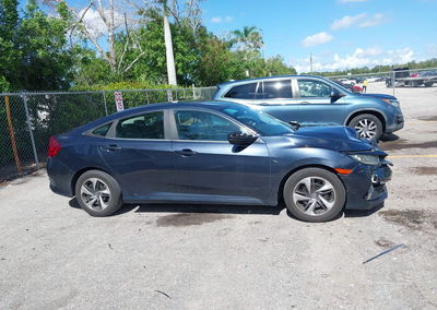 2020 Honda Civic Lx, daño Frontal, Iaai lote 45138228, foto 13 de 18