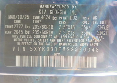 2025 Kia Sportage Ex, Front End damage, Iaai lot 45810746, photo 9 of 18