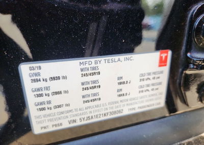 2019 Tesla Model S, daño Frontal, Copart lote 60489186, foto 13 de 13