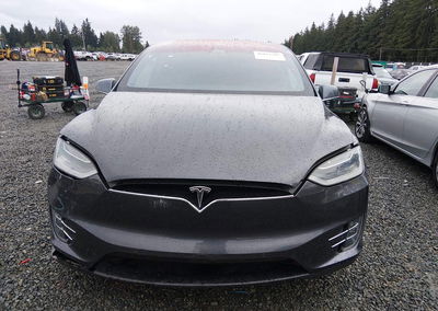 2019 Tesla Model X 100d/75d/long Range, uszkodzenie: Front & Rear, Iaai lot 46013789, zdjęcie 13 z 21