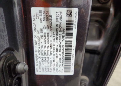 2020 Honda Cr-v Ex, Side damage, Copart lot 64384536, photo 14 of 14