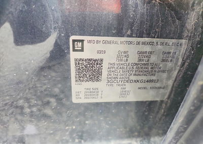 2019 Chevrolet Silverado K1500 Lt, пошкодження: Передня частина, Copart лот 58751216, фото 12 з 14