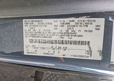 2020 Ford Transit T-250, uszkodzenie: Mechaniczne, Copart lot 65391466, zdjęcie 13 z 13
