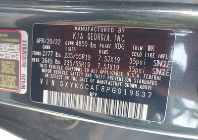 2023 Kia Sportage X-line, daño Granizo, Iaai lote 45656828, foto 9 de 16