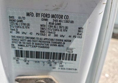 2023 Ford Transit Connect Xlt, uszkodzenie: Przód, Copart lot 63382976, zdjęcie 13 z 13