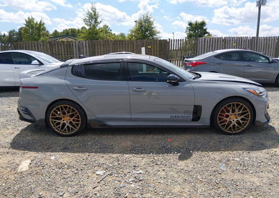 2022 Kia Stinger Gt2, Front & Rear damage, Iaai lot 45776653, photo 14 of 18