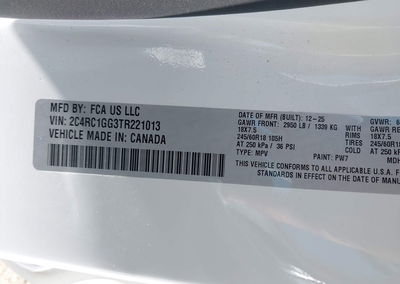 2026 Chrysler Pacifica Limited, uszkodzenie: Engine Damage, Iaai lot 45919804, zdjęcie 9 z 16