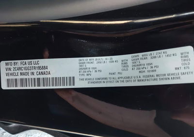 2026 Chrysler Pacifica Limited, daño Trasero, Iaai lote 46122846, foto 9 de 19