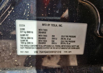 2024 Tesla Model Y, daño Frontal, Copart lote 64931326, foto 14 de 14