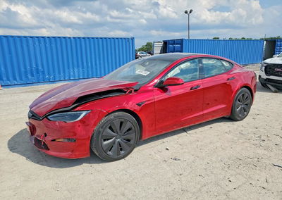 2023 Tesla Model S, Front End damage, Copart lot 66907246