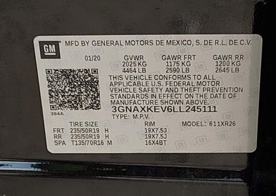 2020 Chevrolet Equinox Fwd Lt 1.5l Turbo, пошкодження: Передня частина, Iaai лот 45458767, фото 9 з 22