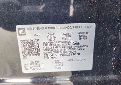 2021 Gmc Terrain Slt, daño Inundación, Copart lote 66342266, foto 13 de 13