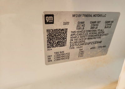 2023 Gmc Sierra K1500, Normal Wear damage, Copart lot 64784276, photo 12 of 12