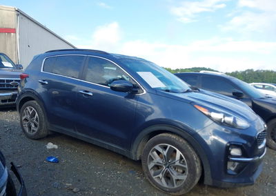 2020 Kia Sportage Ex, daño Lateral izquierdo, Iaai lote 45321947, foto 13 de 16