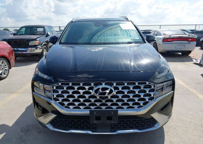 2023 Hyundai Santa Fe Hybrid Sel Premium, Rear damage, Iaai lot 45323647, photo 13 of 17