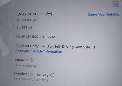 2020 Tesla Model S Long Range Dual Motor All-wheel Drive/long Range Plus Dual Motor All-wheel Drive, daño Lateral