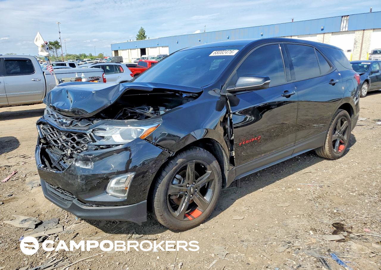 2019 Chevrolet Equinox Lt, пошкодження: Передня частина, Copart лот 68082476