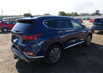 2020 Hyundai Santa Fe Sel, Rear damage, Iaai lot 45933012, photo 4 of 16