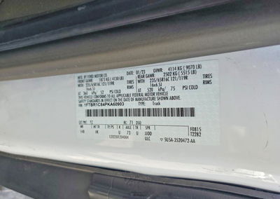 2023 Ford Transit 250 Delivery Van, uszkodzenie: Drobne wgniecenia/zarysowania, Copart lot 62509726, zdjęcie 13 z 13