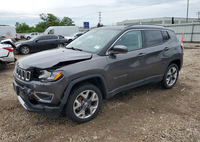 2020 Jeep Compass Limited, daño Frontal, Copart lote 61656255