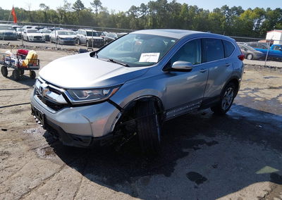 2019 Honda Cr-v Ex-l, daño Frontal izquierdo, Iaai lote 45965901, foto 2 de 20