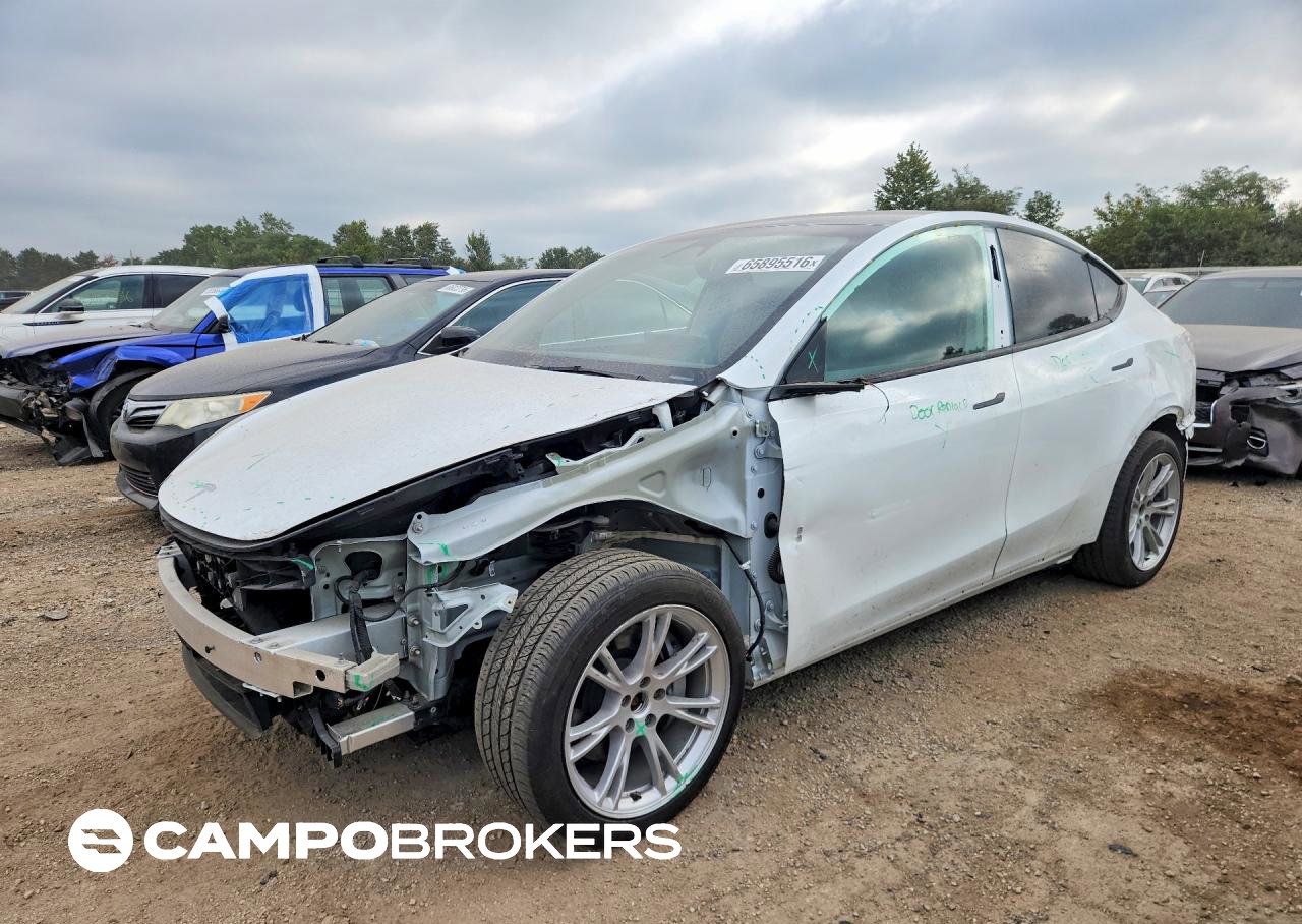 2024 Tesla Model Y, пошкодження: Передня частина, Copart лот 65895516