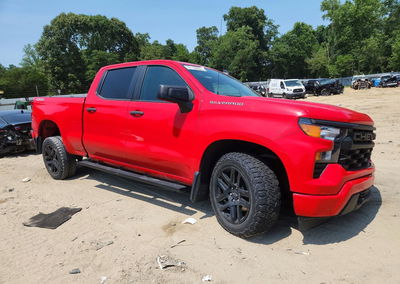 2022 Chevrolet Silverado K1500 Custom, пошкодження: Передня частина, Copart лот 61186036, фото 4 з 14