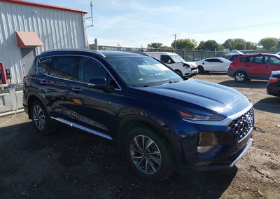 2020 Hyundai Santa Fe Sel, daño Trasero, Iaai lote 45933012