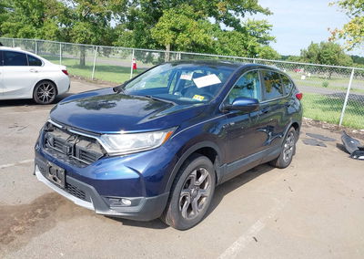 2019 Honda Cr-v Ex, daño Lateral derecho, Iaai lote 45898840, foto 2 de 16