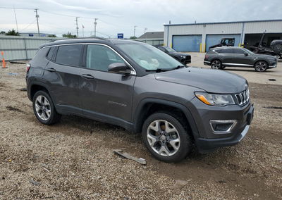 2020 Jeep Compass Limited, daño Frontal, Copart lote 61656255, foto 4 de 15