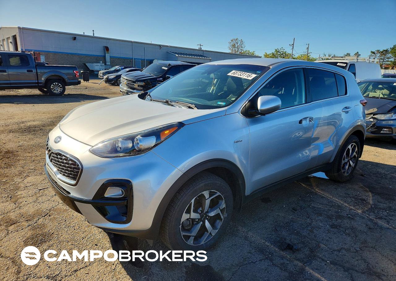 2020 Kia Sportage Lx, daño Vandalismo, Copart lote 68733116